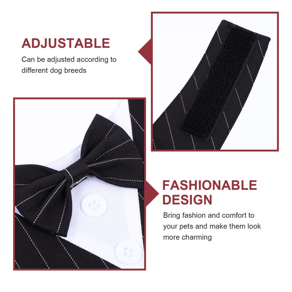 Fashionable Pet Bibs Bandana Dog Collars for Puppies Cats Neck Party Scarves Decorative Triangular Collar Comfortable Gift