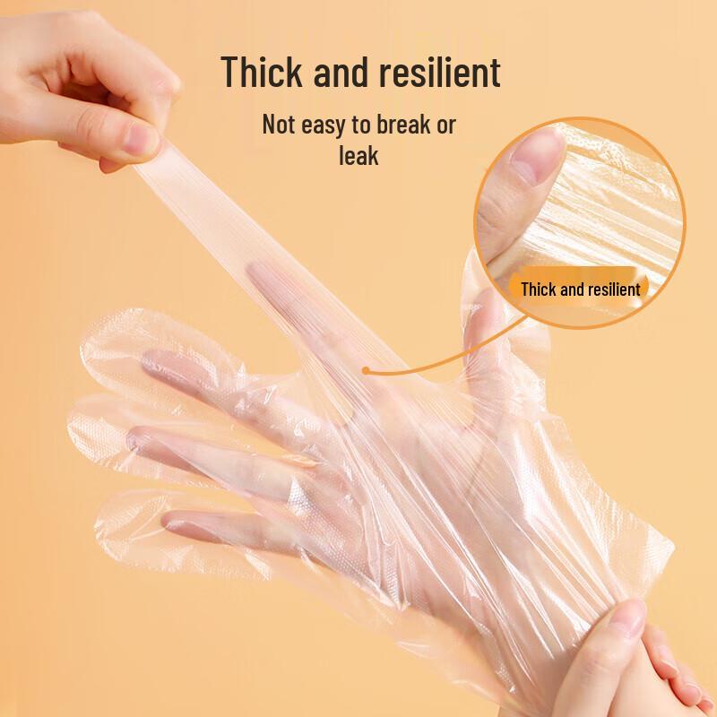 Meiliya Thickened Disposable Food Grade PE Gloves