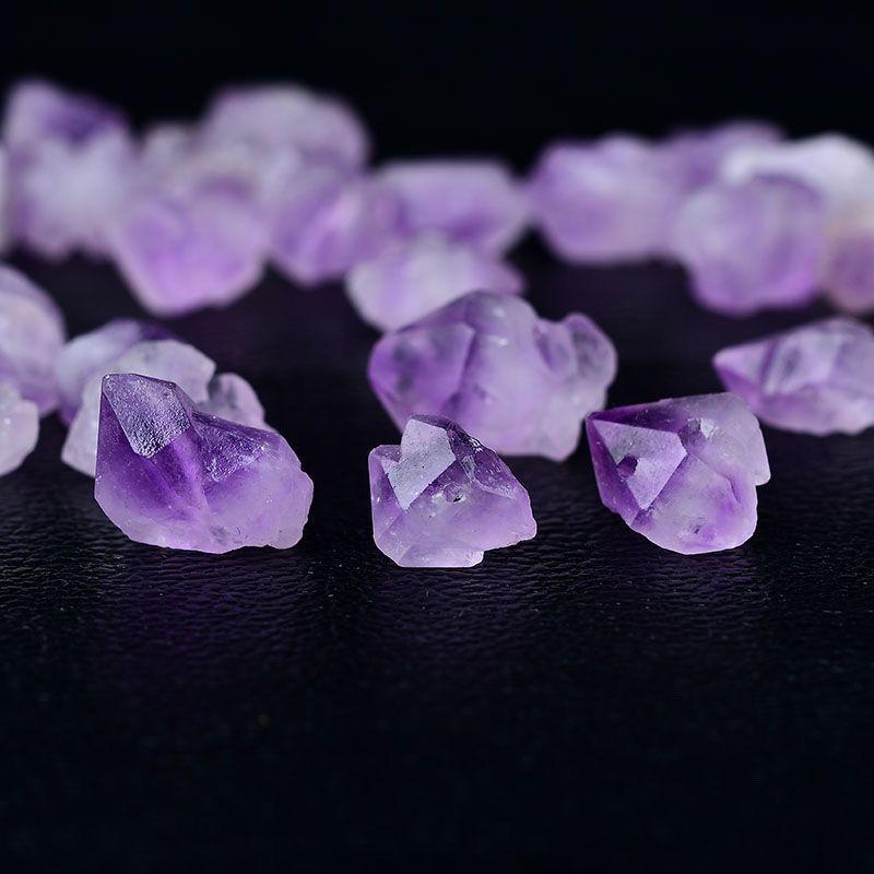 Natural Amethyst Crystal Flower Uncut Diffuser Stone for Aromatherapy Decor.