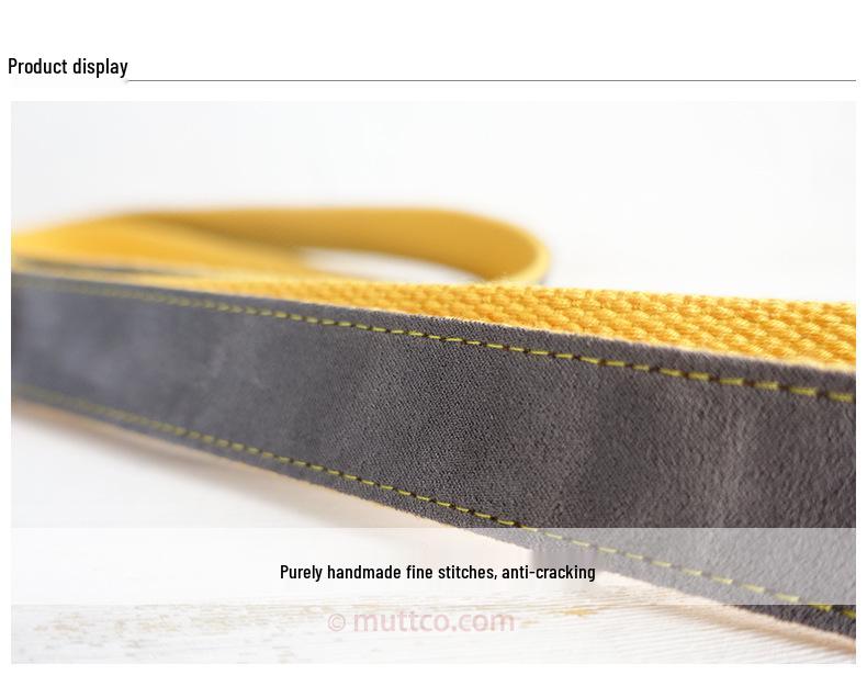 Maßgefertigte graue Hundeleine - Kreatives Design zum Spazierengehen