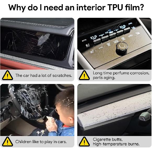 For 2024-2025 Porsche Cayenne Coupe 3.0T PPF Precut 8.5Mil Car Paint Protective Film TPU HD Film Scratch Protector Interior Accessories