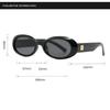 Classic Oval Sunglasses Women Men New Thick Frame Party Sunglasses Hip Hop Cool Luxury Designer Brand Eyeglasses UV400 Eyewear