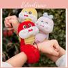 Of Year Snake Plush Toy Clap Ring Wrist Decoration Stuffed Dolls Kids Gifts