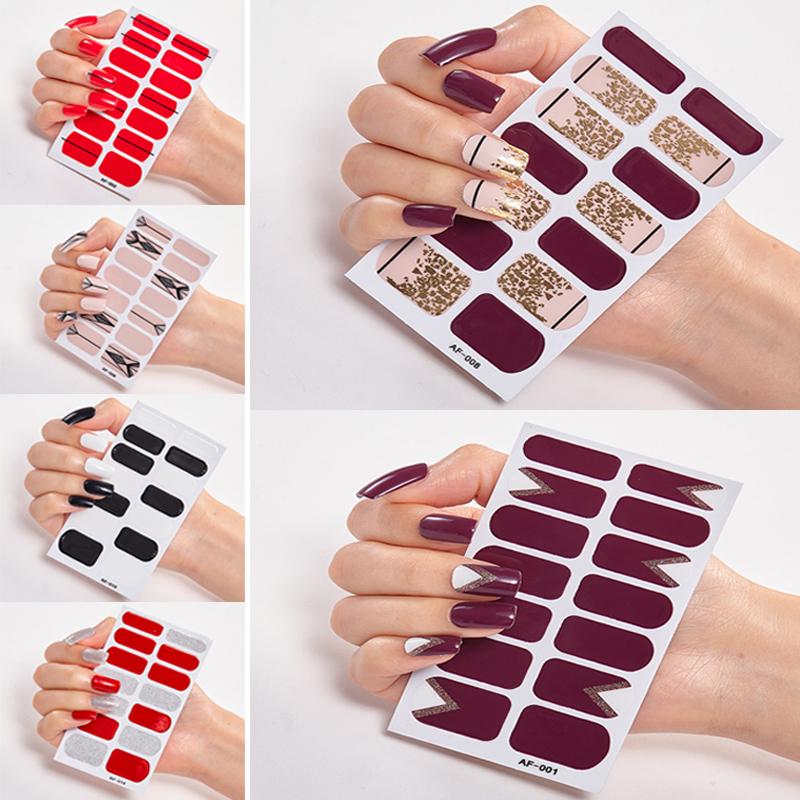 Women Hot Nail Sticker Plastic Sticker Nail Sticker Decals Art Casual Fashion Elegant Randomly CLE