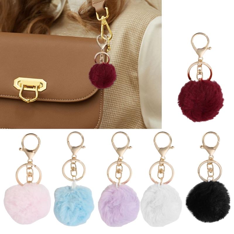 Reusable Ball Keyring Accessory In Assorted Colors Keychain Decorations For Personalized Bag Charm And Gifts