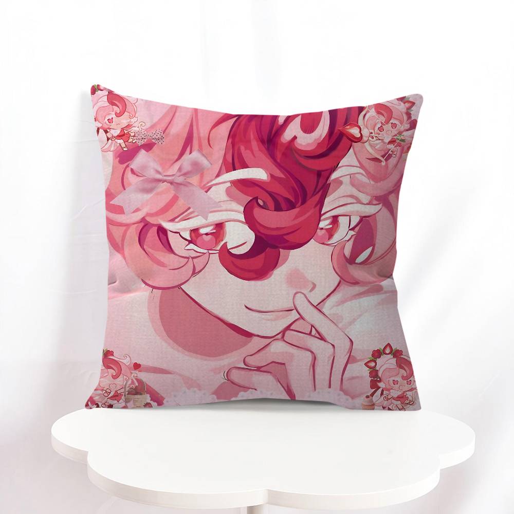 Pavlova Cookie Cartoon Pillowcase 45x45cm Cute Pillowcase Living Room Sofa Cushion Cover Bedroom Home Decoration