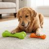 Solide Gummistruktur Knochen Hundespielzeug Abriebfest Leckerli-Spender Spielzeug Alleine Langeweile Vertreiben