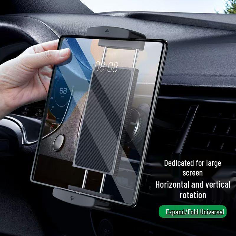 Universal Foldable Car Mount for Large iPads and Phones