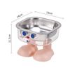 Highly attractive pet bowl, cat feeder, anti-slip and anti-spill cat bowl, stainless steel large-capacity dog bowl