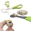Nonrust Steel Quail Eggs Scissors Ergonomic Handle Quail Eggs Separators for Easy Use and Mess Release Eggs Cutting