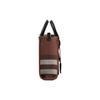 Burberry Freya Adjustable Shoulder Strap Button Closure Check Pattern Leather Tote Bag Women Tote Bags Deep-Walnut-Brown 80696611