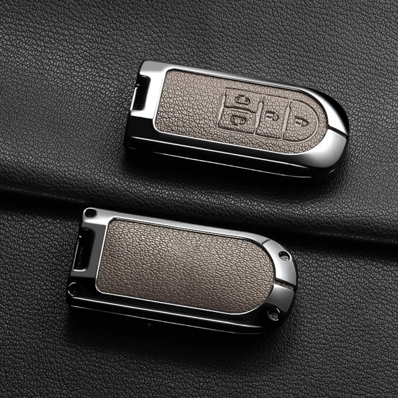 Styling Mouldings Zinc Alloy Car Key Case Cover Holder For Toyota Rush Passo Pixis Joy Epoch Daihatsu Tanto LA600S Moovecanvas L