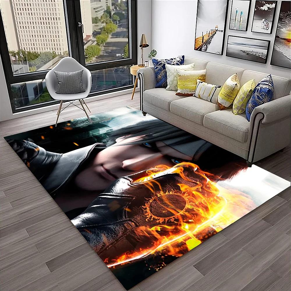 3D Retro Game King of Fighters Gamer Carpet Rug for Home Living Room Bedroom Sofa Doormat Decor,kids Area Rug Non-slip Floor Mat