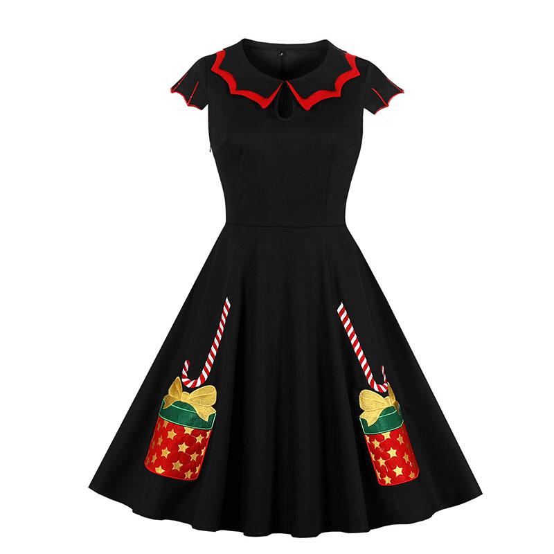 Christmas Dresses for Women Xmas Print 