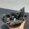 1.7kg Natural Black Smoky Quartz Crystal Cluster Point  Mineral Specimen Reiki Healing Home Office Decoration Meditation