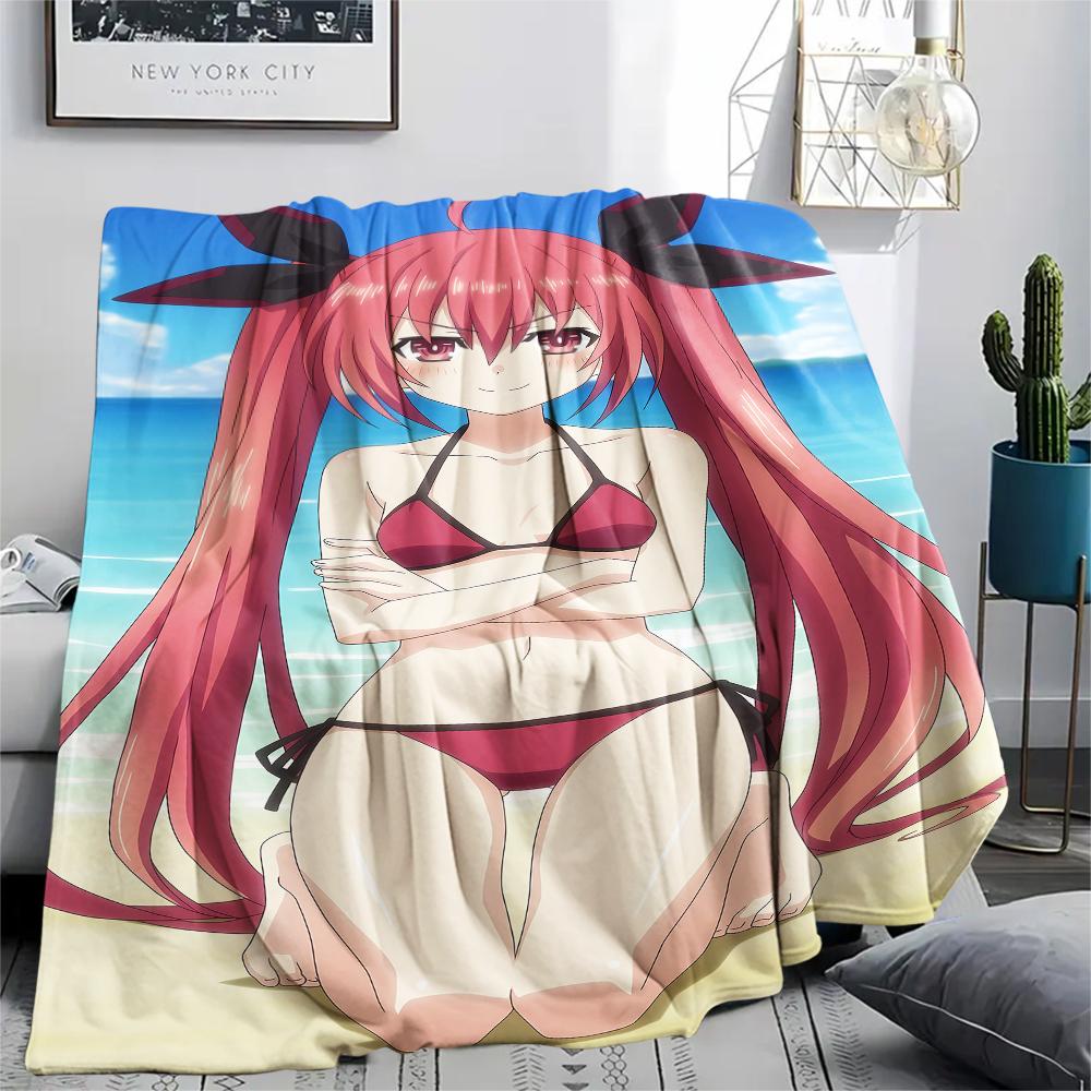 1PC Kotori Itsuka,Kimi Ni Todoke Print Flannel Blanket, High quality All Seasons, Home Decor, Warmth and Comfort, Perfect for Christmas Gifts