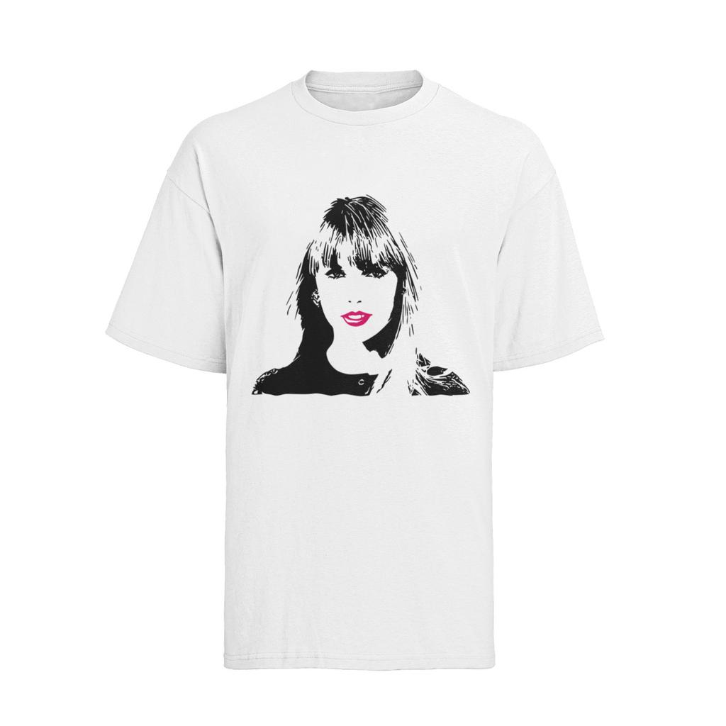 Bio Baumwolle Damen T-Shirt Mens Womens Tees Top Oversize Swiftie für Fans Musik Pop Konzert Swift