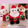 Adorable Glowing Plush Santa Claus Doll With Music For Festive Christmas Decor Gifts
