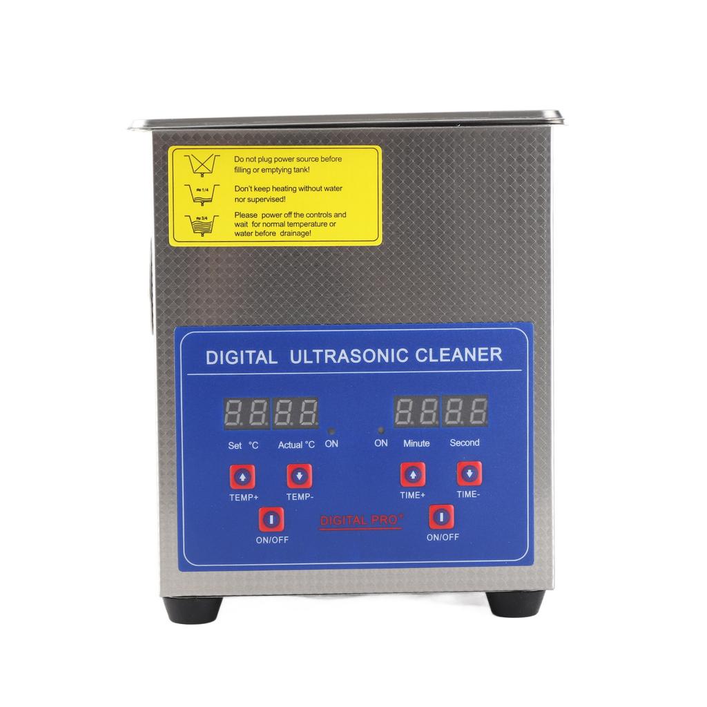 2L Digital Ultrasonic Cleaner Adjustable Heating Timing Cleaning Machine
