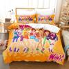 Winx Sleep Bedding Collection Single Size Size Single Size Full Queen Size King Size Size Bed Collection Aldult Girl Bedroom Duvetcover Sets 3D