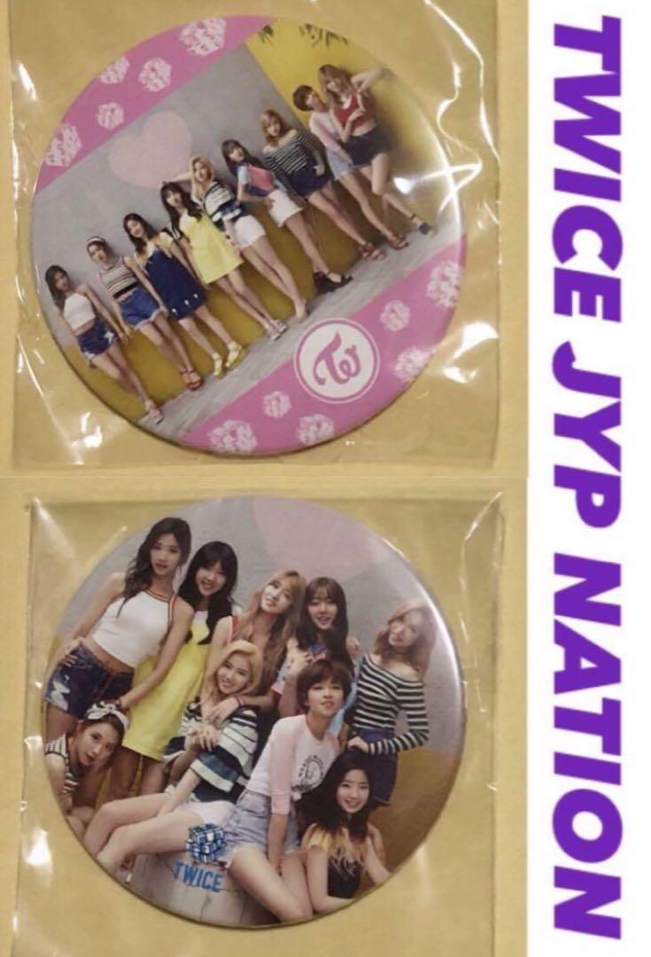

[USED] TWICE JYP NATION 2016 Badge Mirror Set of 2 Trading Card