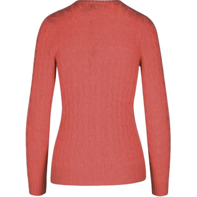 Polo Ralph Lauren Unifarben mit Logo-Stickerei V-Ausschnitt Pullover Langarm Pullover Damen Pullover 211910422-021