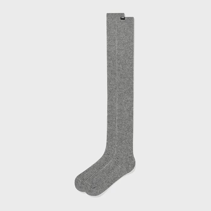 UFC Wool Compy Knee Socks Gray U4SCU3204GR