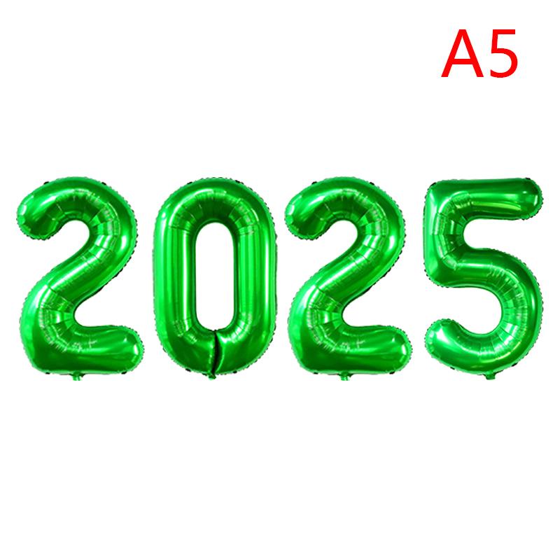 1Pc 16Inch Connection Crown 2025 Number Foil Balloons New Year 2025 Decoration Christmas Decorations For Home Decoration