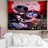 The-Nightmare-Before-Christmas Print Tapestry, Backdrop, Easy Setup, Ideal for Bedroom, Office & Living Room, with Aesthetic Wall Hanging Decor.