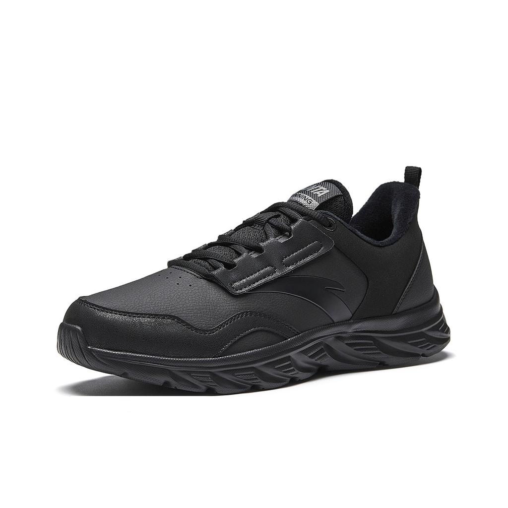 Anta Lightweight Breathable Soft Sole Shock Absorbing Casual Running Shoes Men Sneakers Black 912545519-1
