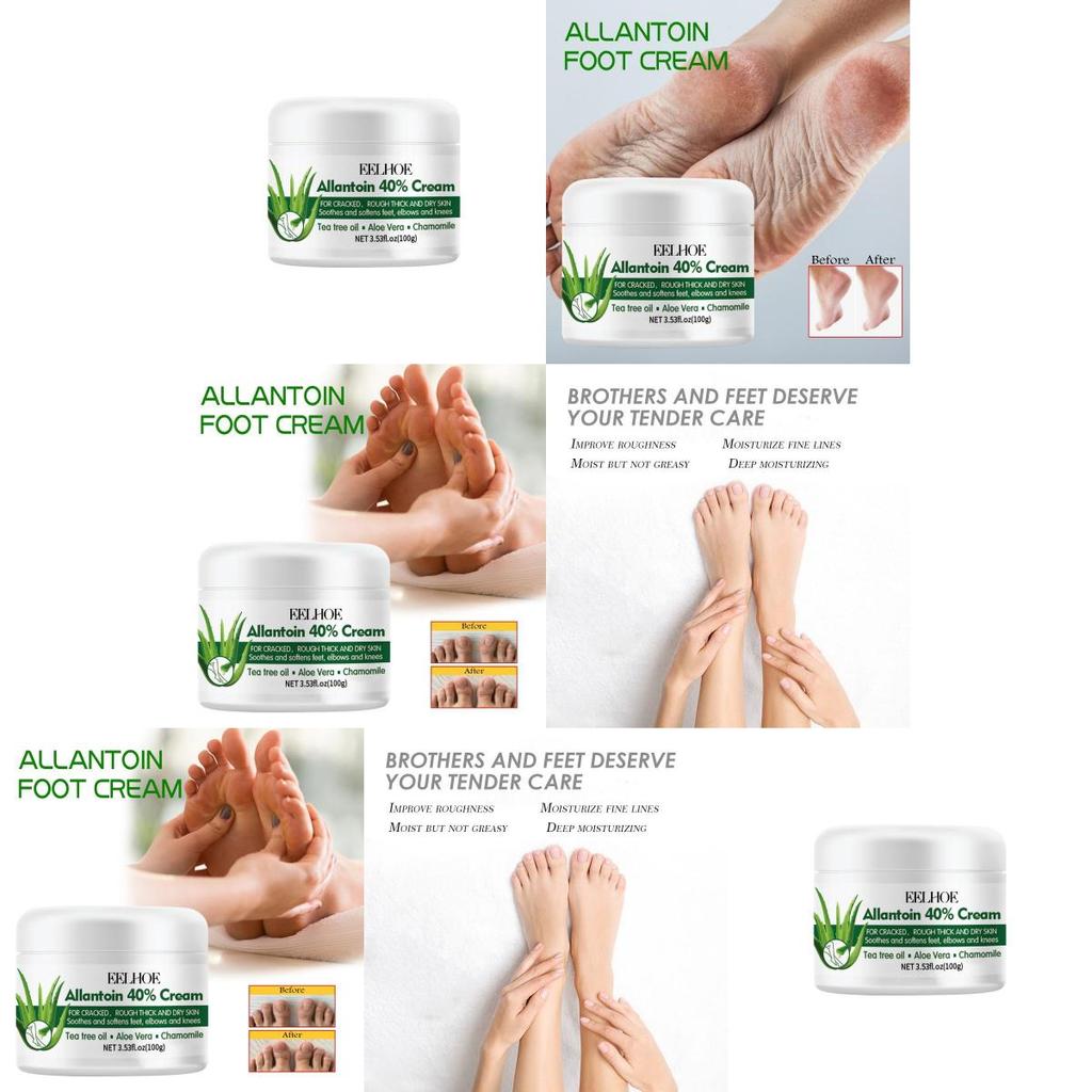 Eelhoe Nourishing Foot Care Cream For Dry Cracked Skin Moisturizing And Hydrating 100g