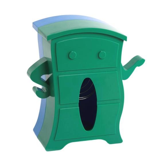 Yousheng Roztomý držák na papírové kapesníky Kreativní tvar Živé barvy Protiskluzový design Velká kapacita Držák na papír Úspora místa Stolní dekorace