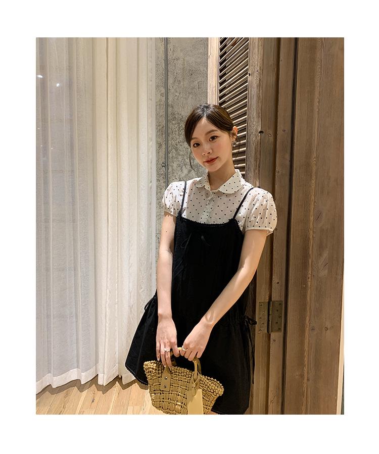 Interpret Beauty: 2025 Summer Polka Dot Short Sleeve Shirt for Women (Style S5119)