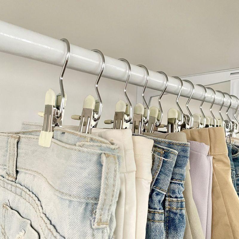 Multi Functional Mini Clothes Clip, Seamless Stainless Steel Anti Slip, Can Clip Clothes, Socks, Underwear, Pants