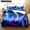 3D Anime The Link Click Bedding Set Quilt Cover Set with Pillowcase Bedclothes for Home Textiles Twin Full Queen King Bed Linen