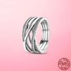 Cocktail Finger Ring copper CZ Zircon Pave Bridal Sets Setting Rings for Women Wedding Engagement Jewellery Anel