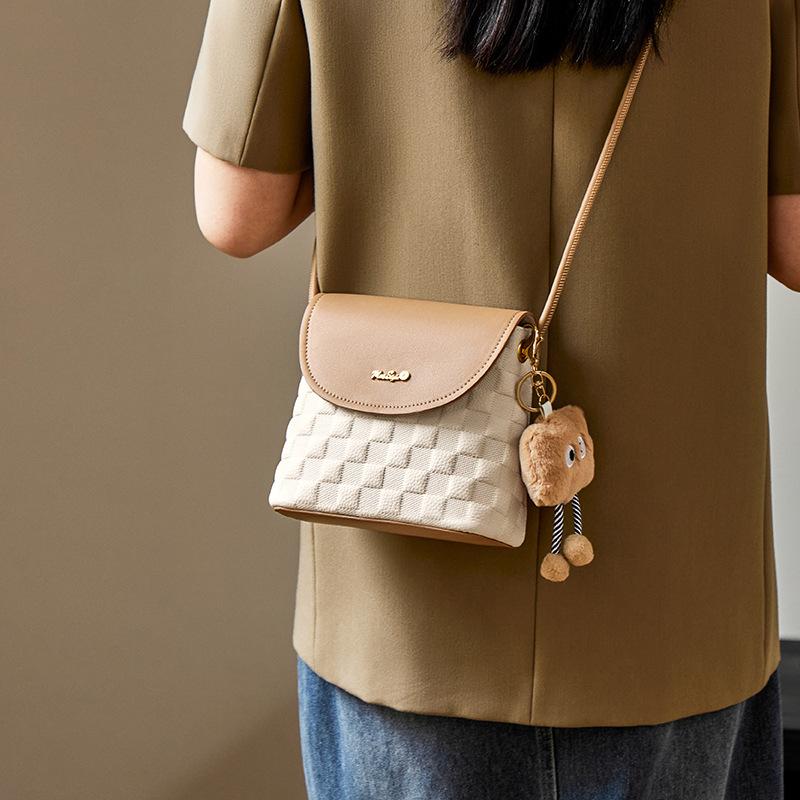 Mrs. Qiao Bag Women 2025 New High-end Bucket Bag Mini Autumn Winter Small Bag Genuine Leather Crossbody Bag Women's Bag