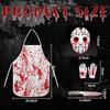 Bloody Apron Horror Halloween Bloody Butcher Apron Set Horror Makeup Costume Props