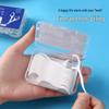 50-Pack Bow-Shaped Interdental Floss Picks – Flat Floss Stick for Gum Protection and Portable Oral Care