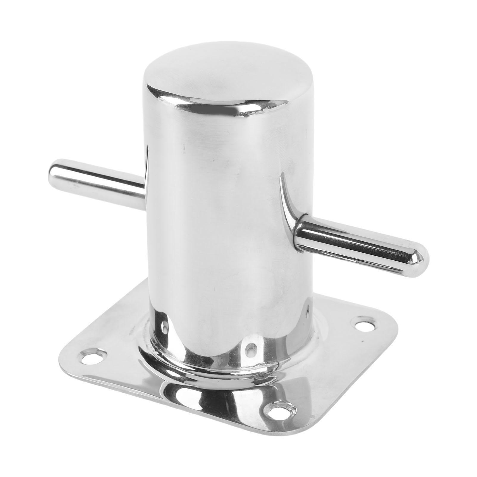 

Bollard Cleat 316 Stainless Steel 130mmx100mm Crossing Boat Bollard for Yachts Kayaks