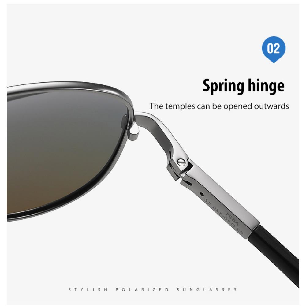 aoron Toad Glasses Men's Polarizing Glasses Sunglasses Night Vision Color-changing Driving Glasses