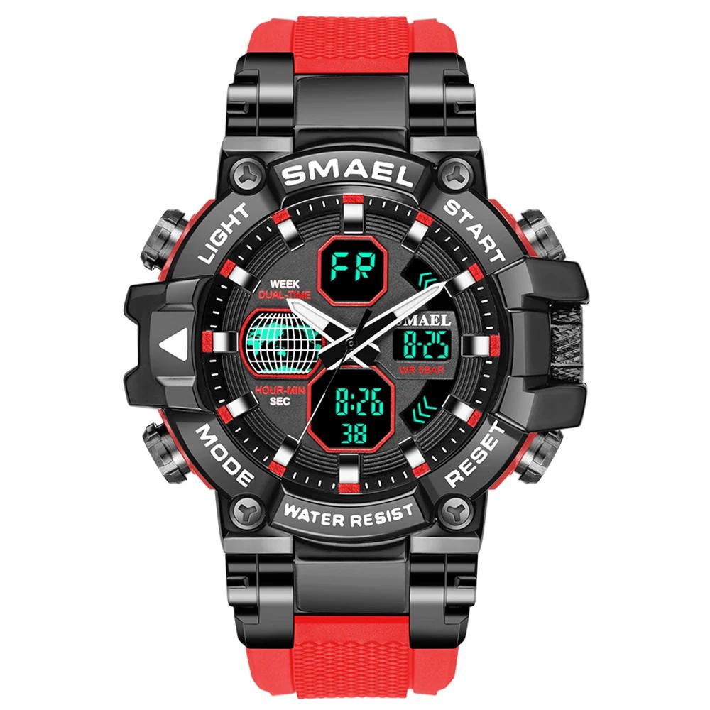 SMAEL Electronic Watch 8027 Colorful Alloy Watch Men's Outdoor Sports Waterproof Multi functional