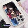 Arknights Zima Silver Plating Magsafe Mobile Phone Case for iPhone 17 16 15 14 13 12 11 Air Pro Max Plus Colorful Cover