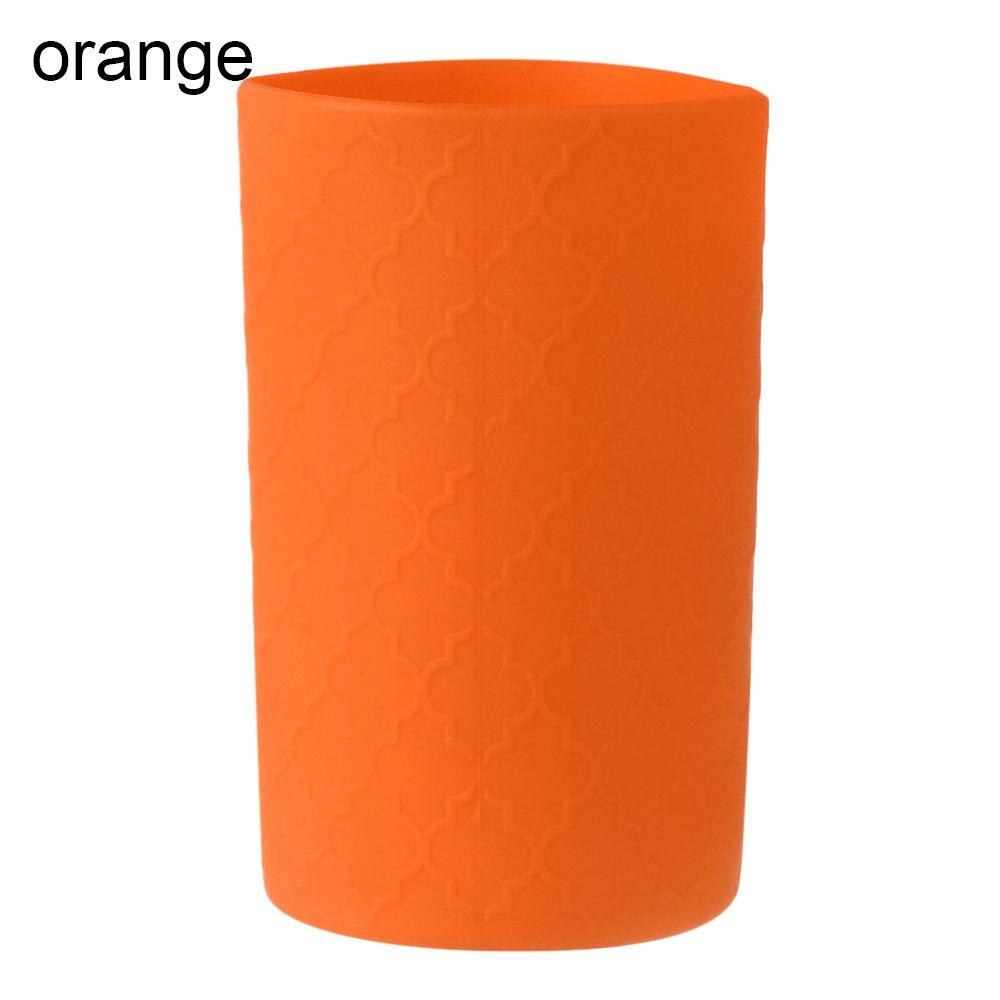 

Аксессуары Силиконовый Спортивный Чехол для Чашки Нижний Рукав Чехол для Бутылки Чехол для Бутылки с Водой Противоскользящий оранжевый