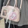 Korean Transparent 2026 Y2K Itabag Harajuku Shoulder Bag Women New Crossbody Bag Female Japanese Designer Trend Handbag Purse
