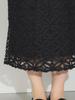 Skirt Lace SK BLACK ONE SIZE [BEAMS HEART] P/Embroidered Women's