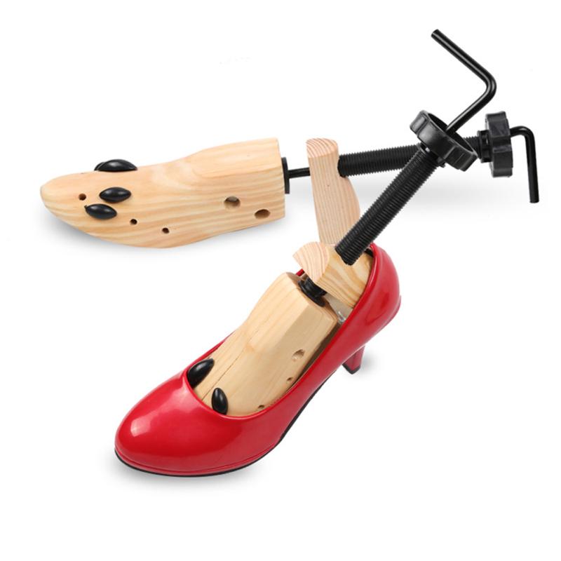 Wooden Adjustable Shoe Stretcher 2 Way Expander Wood Alloy Shoes Unisex RKL