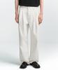 Two-Tuck Wide Denim Pants [Cream]
