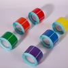 Multicolor Waterproof Thermal Paper Labels: Blank Self-Adhesive Stickers for Barcode Printing in Red and Yellow