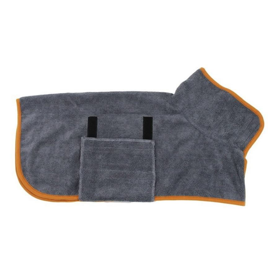 New Large Dog Bathrobe, Full Body Pet Towel for Drying, Quick-Dry Breathable Fleece Robe for Dogs in All Seasons